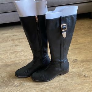 Coach Brand Knee High Riding Boots with Traction